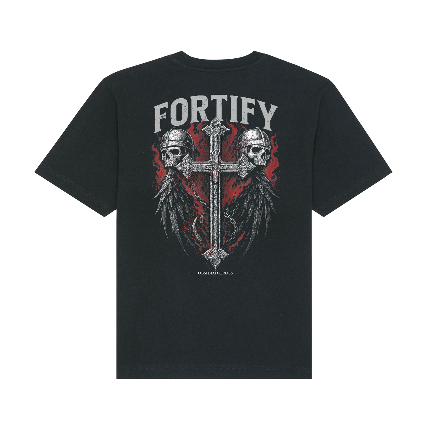 OBSIDIAN CROSS | Oversized tee