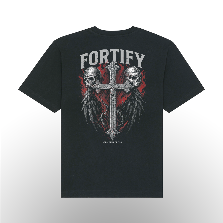 OBSIDIAN CROSS | Oversized tee