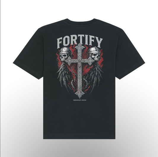 OBSIDIAN CROSS | Oversized tee